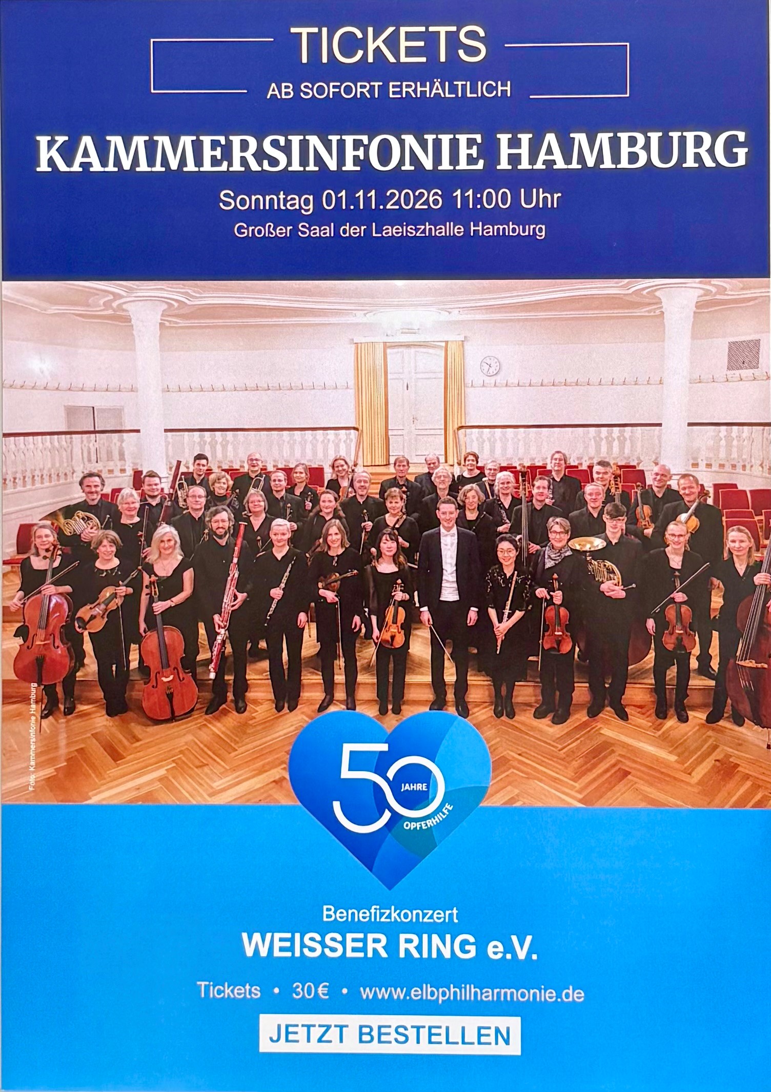 Plakat Konzert HH